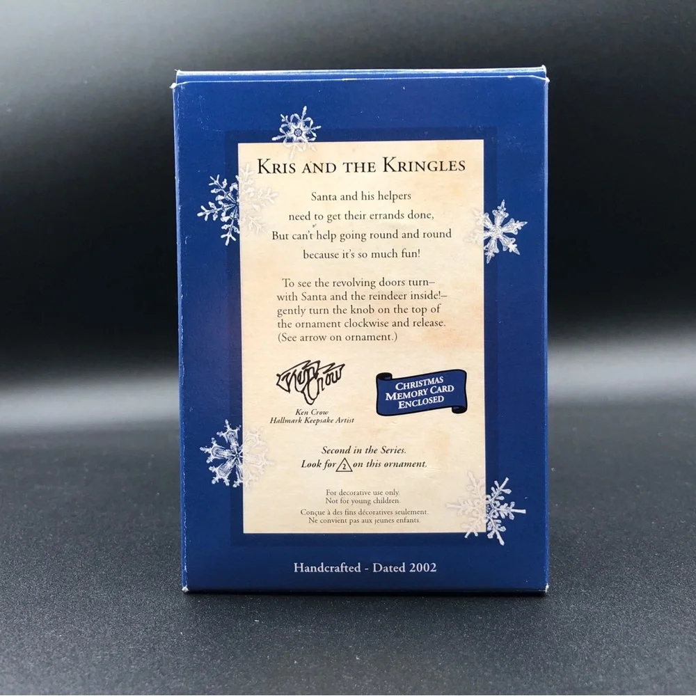 Hallmark Keepsake Ornament 2002 Kris and the Kringles Second in‎ the Series